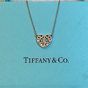 Tiffany and Co enchant heart necklace
